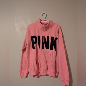 Victoria's secret Pink mid zip hoodie